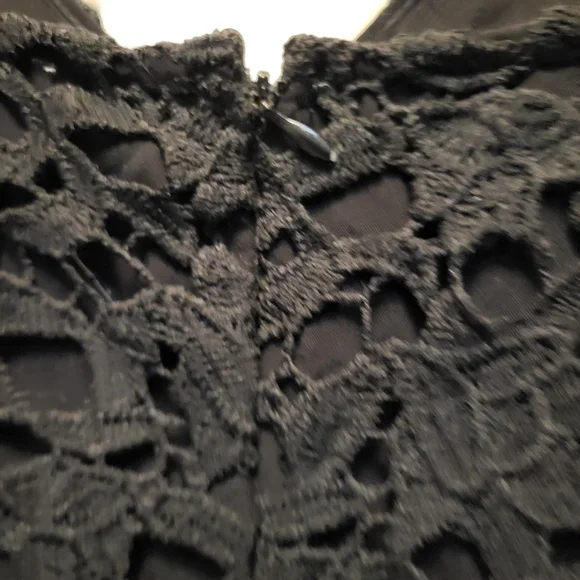 ASTR the Label Elegant Black Lace Illusion Midi Dress - Size XL - Picture 11 of 11